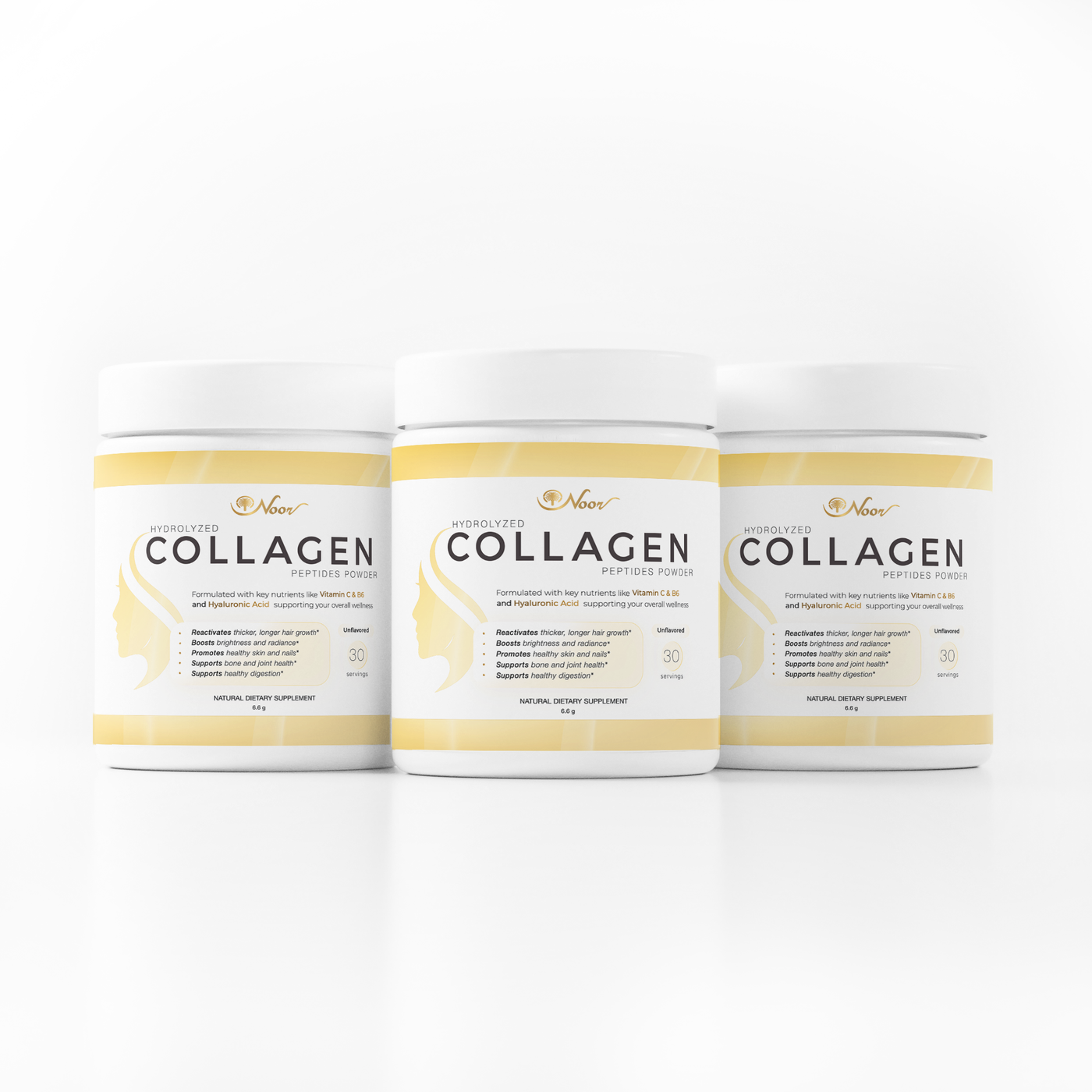 Noor Hydrolyzed Collagen - 3 Month Supply