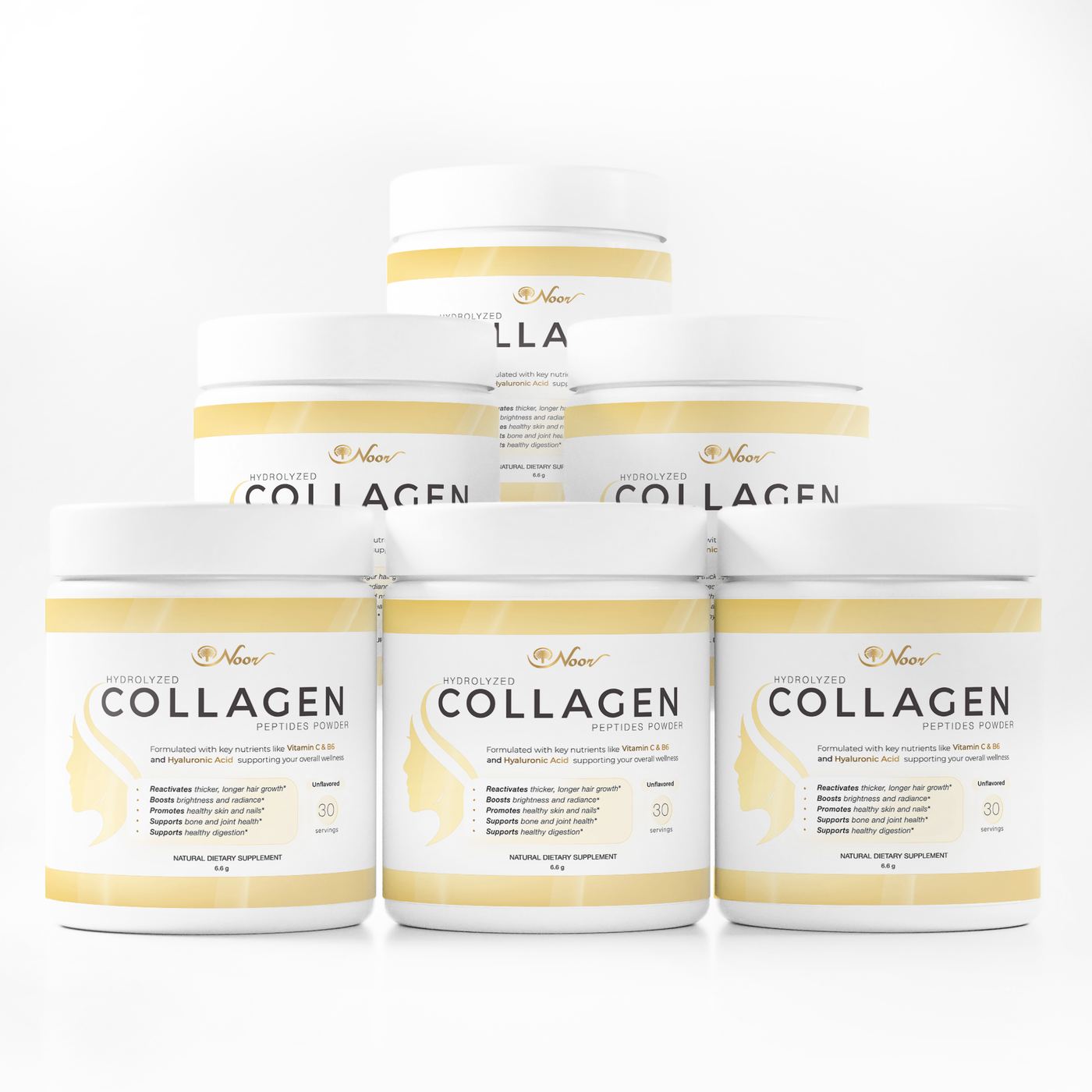 Noor Hydrolyzed Collagen - 6 Month Supply